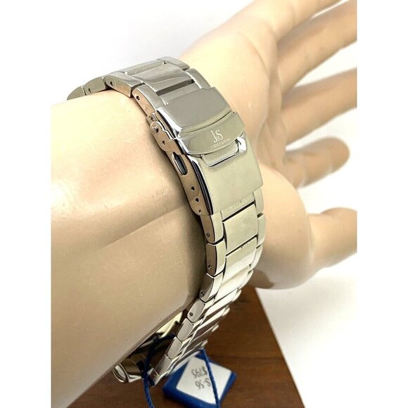 Joshua & Sons Men's Watch JS56 Quartz Chronograph Two Tone Stainless Ste… - Picture 9 of 13